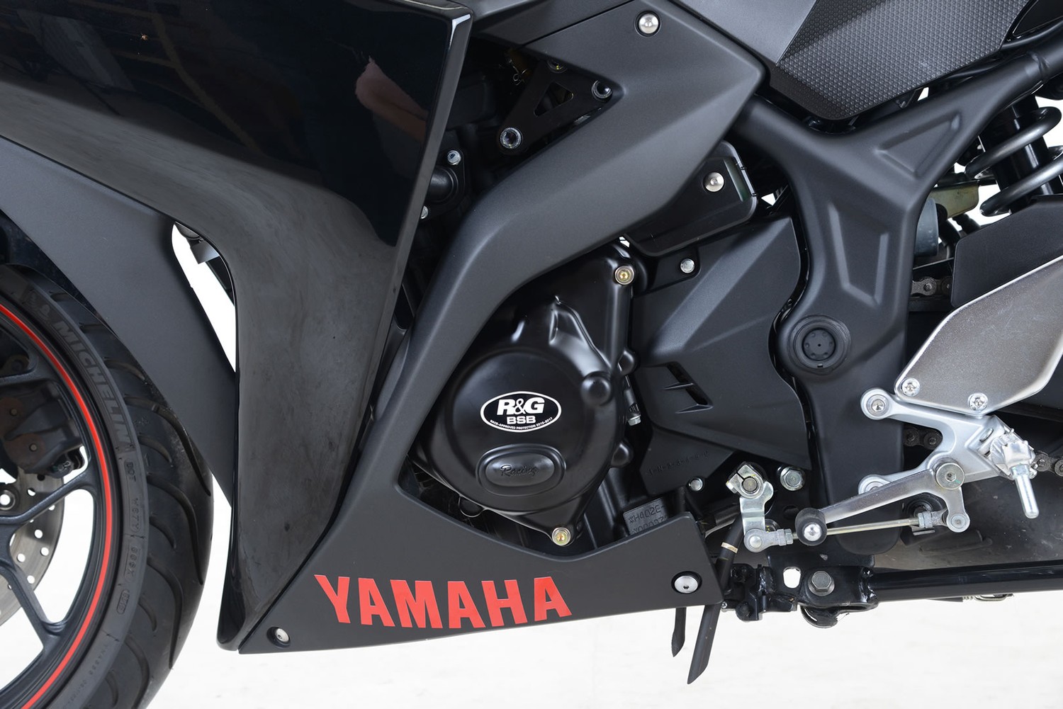 R&G Racing Engine Case Covers - Pair (race version) for Yamaha YZF-R25 '14-'22, YZF-R3 '15-'22, MT-25 '15-'21, MT-03 '06-'22 R&G Racing Engine Case Covers - Pair (race version) for Yamaha YZF-R25 '14-'22, YZF-R3 '15-'22, MT-25 '15-'21, MT-03 '06-'22